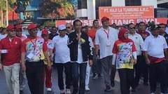 Jalan Sehat Jokowi Bersama Satu Juta Warga Makassar