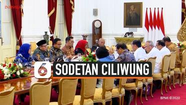 Jokowi Minta Anies Segera Bebaskan Lahan Proyek Sodetan Ciliwung
