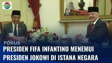 Presiden FIFA Gianni Infantino Terima Tanda Kehormatan Bintang Jasa dari Presiden Jokowi | Fokus