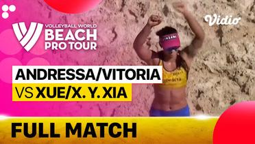 Full Match | Round 3 - Center Court: Andressa/Vitoria (BRA) vs Xue/X. Y. Xia (CHN) | Beach Pro Tour Elite16 Uberlandia, Brazil 2023