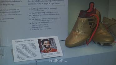 Sepatu Mohamed Salah Terima Perlakuan Bak Raja Mesir di Brit Museum