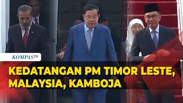 Momen PM Timor Leste, PM Malaysia dan PM Kamboja Tiba di Labuan Bajo