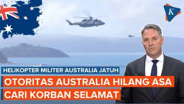 Helikopter Militer Australia Jatuh, Otoritas Putus Asa Cari Korban Selamat