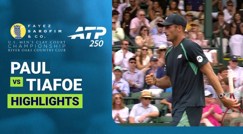 Tommy Paul vs Frances Tiafoe - Semifinals | ATP 250: Fayez Sarofim & Co. U.S. Men's Clay Court Championship 2026