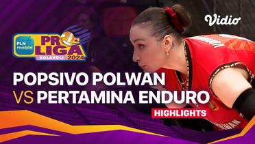 Final Four Putri: Jakarta Popsivo Polwan vs Jakarta Pertamina Enduro - Highlights | PLN Mobile Proliga 2024