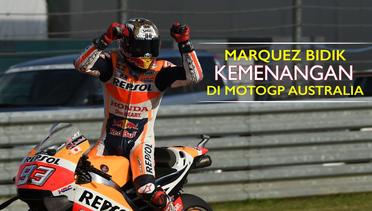 Marc Marquez Bidik Kemenangan di MotoGP Australia demi Hattrick Honda