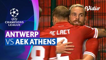 Antwerp vs AEK Athens - Mini Match | UEFA Champions League 2023/24