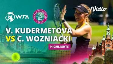 Veronika Kudermetova vs Caroline Wozniacki - Highlights | WTA Bad Homburg Open 2024