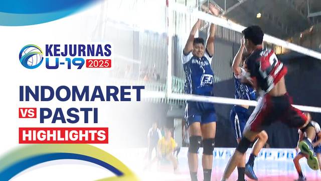 Putra: Indomaret vs Pasti - Highlight | Kejurnas Bola Voli Antarklub U-19 2025