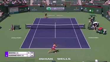 Match Highlights | Paula Badosa vs Veronika Kudermetova | BNP Paribas Open 2022