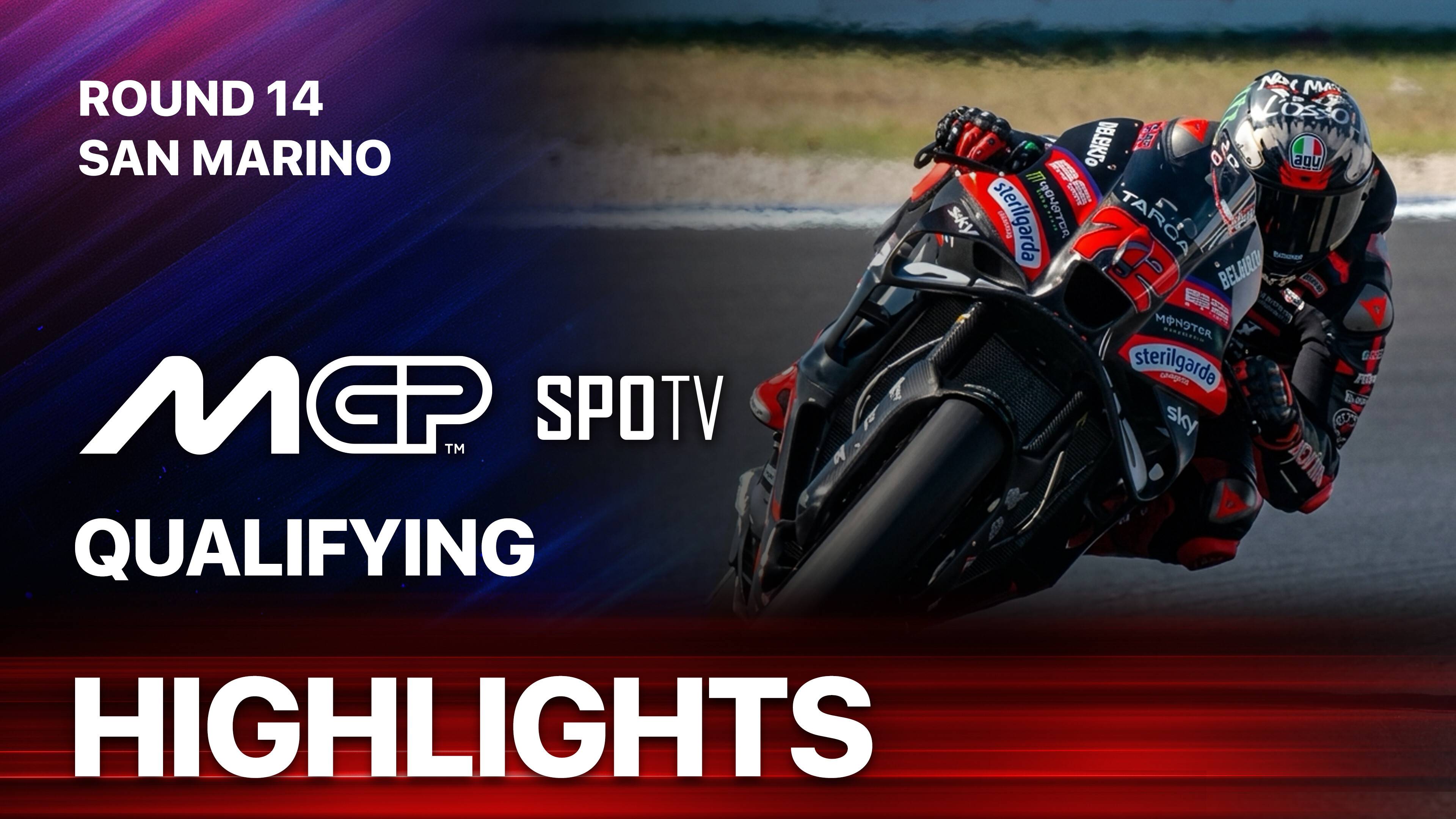 MotoGP Qualifying: Red Bull Grand Prix of San Marino and The Rimini Riviera - MotoGP 2026 Round 14
