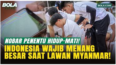 Latihan Mendadak Tegang! Timnas Indonesia U-22 Nobar Laga Penentu Nasib di SEA Games 2025