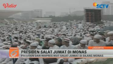 Presiden Ikut Shalat Jumat di Monas Bersama Massa Aksi 212 - Liputan 6 Siang