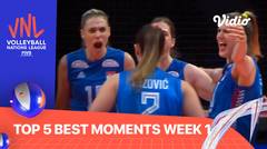 Top 5 Best Moments Week 1 | Women’s Volleyball Nations League 2022