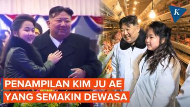 Penampilan Putri Kim Jong Un Semakin Dewasa, Pakai High Heels dan Ikuti Gaya Rambut Ibunya