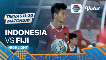 Full Highlights - Indonesia VS Fiji | Timnas U-20 Matchday 2023
