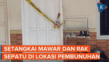 Situasi Terkini Kontrakan Tempat Suami Bunuh Istri di Bekasi, Ada Setangkai Mawar di Pintu