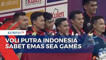 Bungkam Kamboja 3-0, Tim Voli Putra Indonesia Raih Medali Emas SEA Games 2023