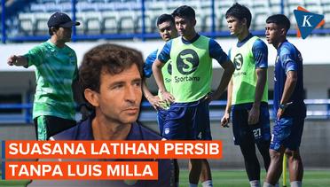 Suasana Sedih Latihan Persib Bandung Setelah Ditinggal Luis Milla