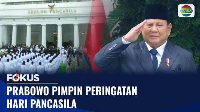 Presiden Prabowo Pimpin Upacara Hari Lahir Pancasila | Fokus