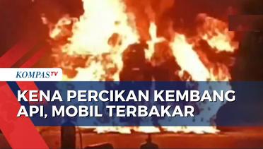 Kronologi Mobil Terbakar Akibat Letupan Kembang Api di Kembangan, Jakbar