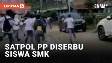 Viral Satpol PP Panik Diserbu Siswa SMK di Sumut