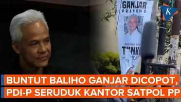 Baliho Ganjar Dicopot, Ketua DPC PDI-P Datangi Satpol PP
