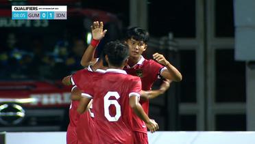 GOOLL!! Kafiatur (Idn) Berlari Kencang Dan Bola Lepas Dari Tangkapan Toves Di Eksekusi Arkhan (Idn)!! 0-1 Untuk Indonesia | Kulifikasi AFC U-17