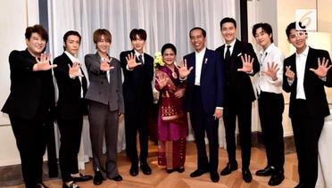 Super Junior Goyang Dayung Bareng Jokowi