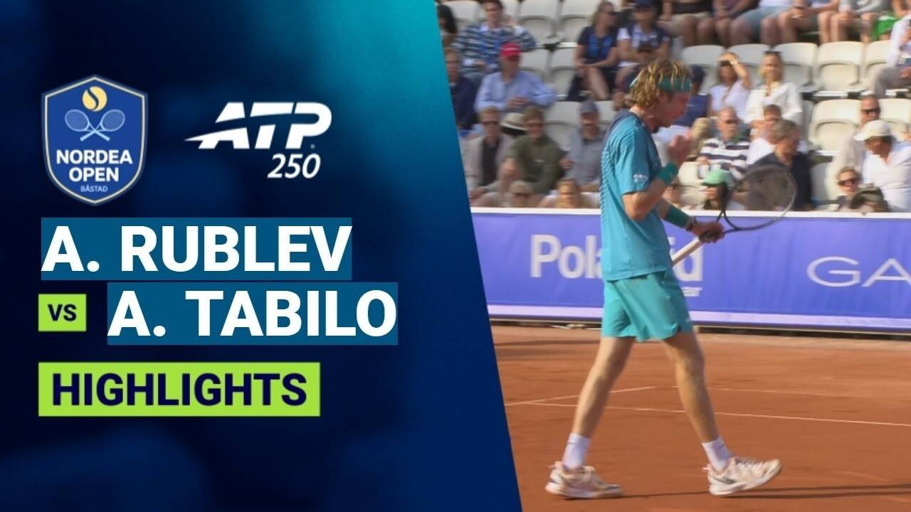 Andrey Rublev vs Alejandro Tabilo - Semifinals | ATP 250: Nordea Open 2026