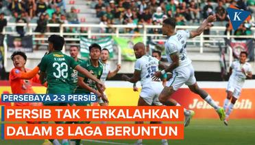 Hasil Persebaya 2-3 Persib: DDS Cetak 2 Gol, Maung Bandung Tak Terkalahkan