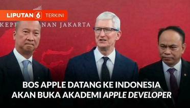 Bos Apple Tim Cook Bertemu Presiden Jokowi, Bahas Investasi di RI | Liputan 6