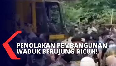 Warga Tolak Pembangunan Waduk di Cawang, Aksi Saling Dorong dengan Satpol PP Tak Terhindarkan!