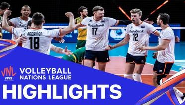 Match Highlight | VNL MEN'S - Australia 0 vs 3 Netherlands | Volleyball Nations League 2021
