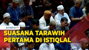 Suasana Tarawih Malam Pertama di Istiqlal, Khidmat Tanpa Pembatasan