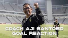 COACH AJI GOAL REACTION