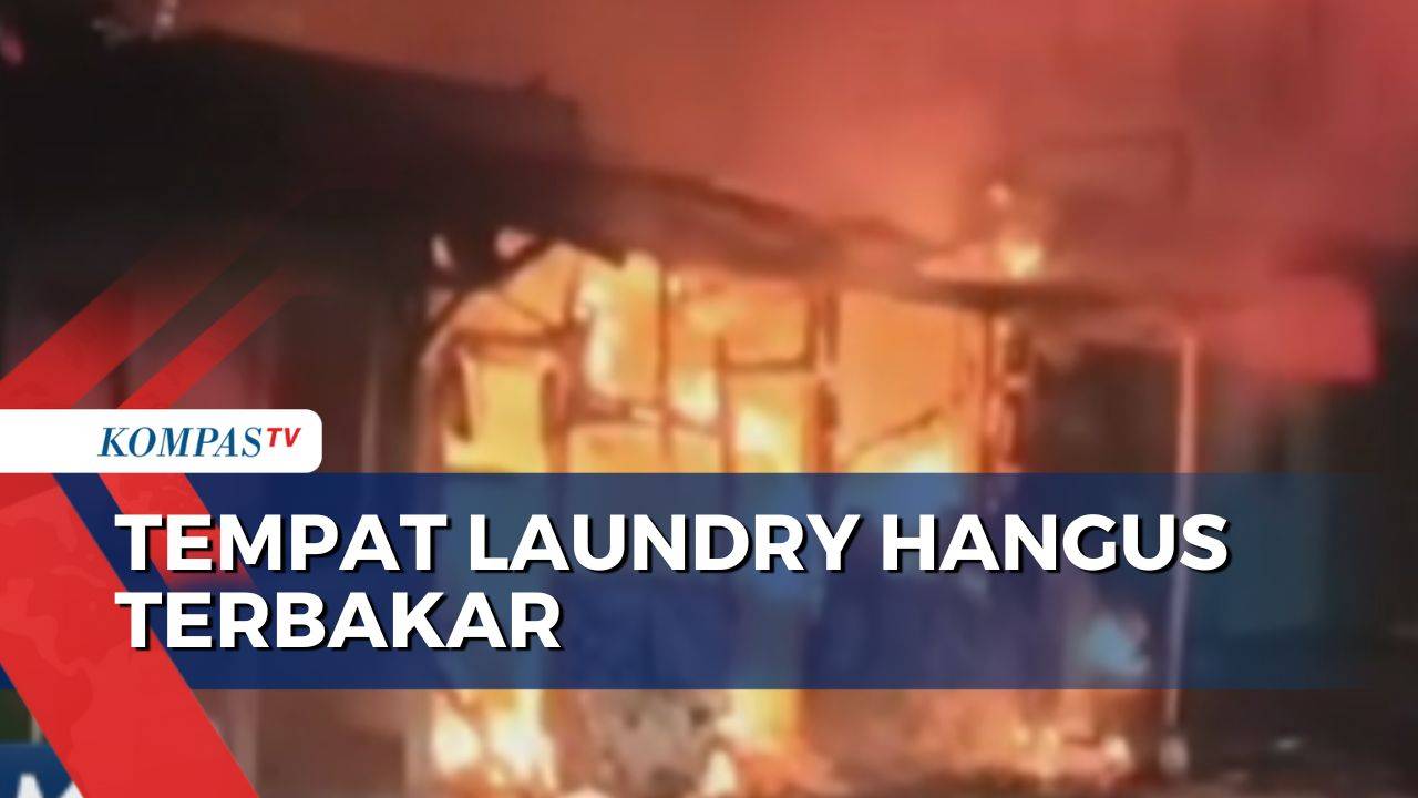 Diduga Korsleting Listrik, Sebuah Tempat Laundry di Jakarta Timur