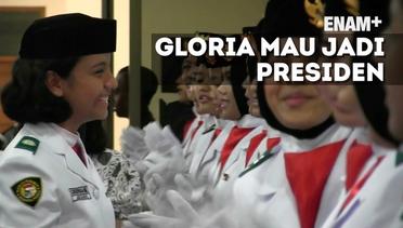 ENAM PLUS: Disambut Paskibraka Depok, Gloria Mau Jadi Presiden