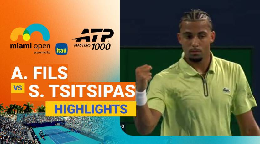 Arthur Fils vs Stefanos Tsitsipas - Round 3 | ATP 1000: Miami Open Presented by Itau 2026