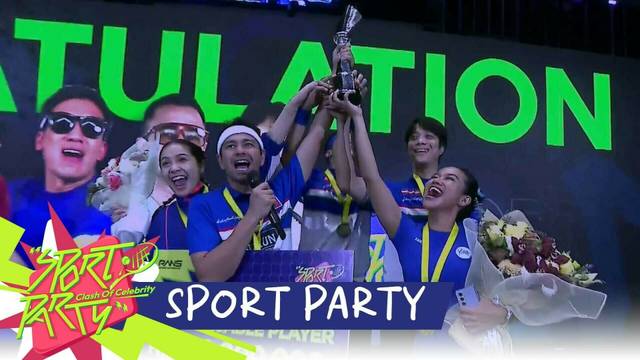 BRAVO TIM BIRU!! Jadi Pemenang Dalam Pertandingan Sport Party! | Sport Party
