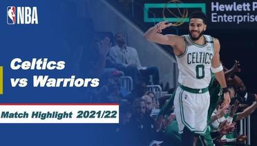 Match Highlight | Boston Celtics vs Golden State Warriors | NBA Regular Season 2021/22