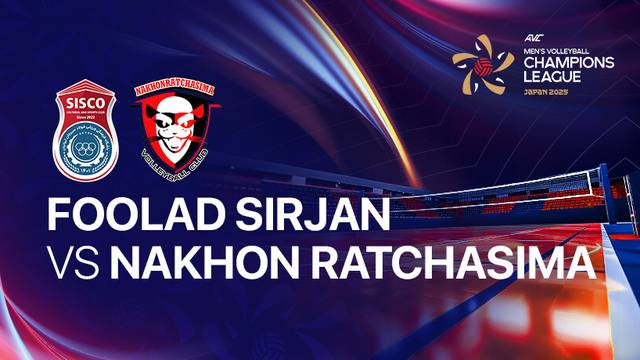 Foolad Sirjan Iranian vs Nakhon Ratchasima Qmin VC - Full Match | AVC Men's Volleyball Champions League