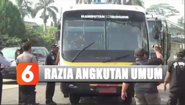 Petugas Gabungan Gelar Razia Kesiapan Angkutan Umum di Bogor - Liputan 6 Terkini