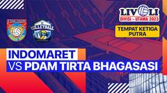 Perebutan Tempat Ketiga Putra: Indomaret vs PDAM Tirta Bhagasasi Bekasi - Full Match | Livoli Divisi Utama 2023
