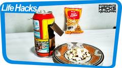 Life Hacks - Cara Kreatif Membuat Popcorn Menggunakan Kaleng Minuman
