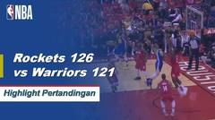 NBA I Cuplikan Pertandingan : Rockets 126 Vs Warriors 121