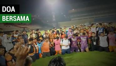 Doa Bersama Skuat Perseru Setelah Tak Degradasi dari Liga 1