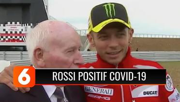 Pebalap Moto GP Valentino Rossi Positif Covid-19, Gejalanya Demam dan Nyeri Sendi