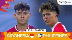 Indonesia vs Philippines - Full Match | Asean U19 Boys Championship