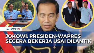 Jokowi Minta Presiden dan Wapres Terpilih Tepati Janji Kampanye